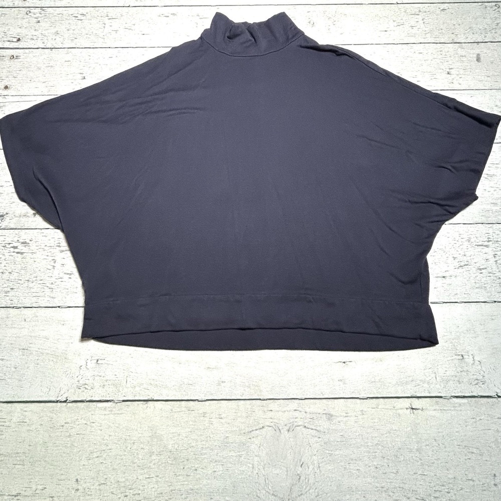 Lou & Grey For Loft Women's Charcoal Batwing Blouse. Size L